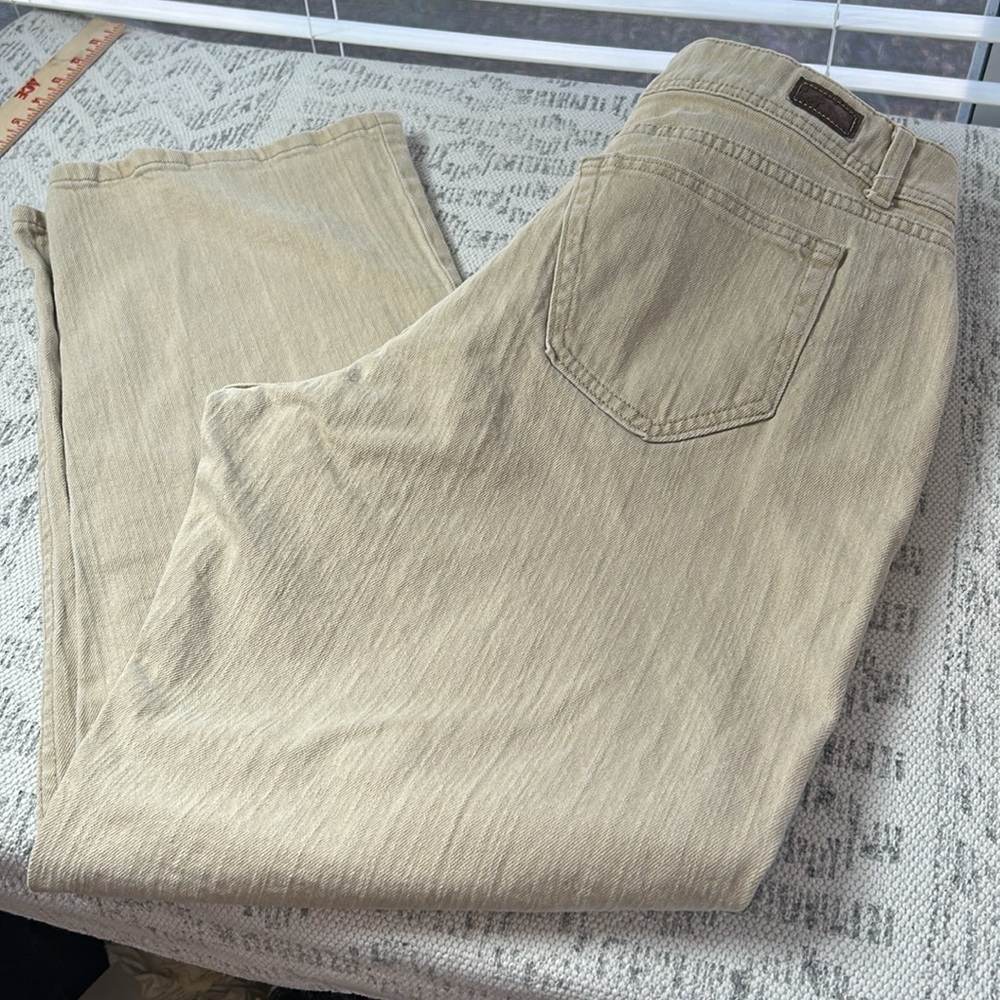 Lee Riders Mid Rise Boot Leg Tan 18P - Picture 5 of 9